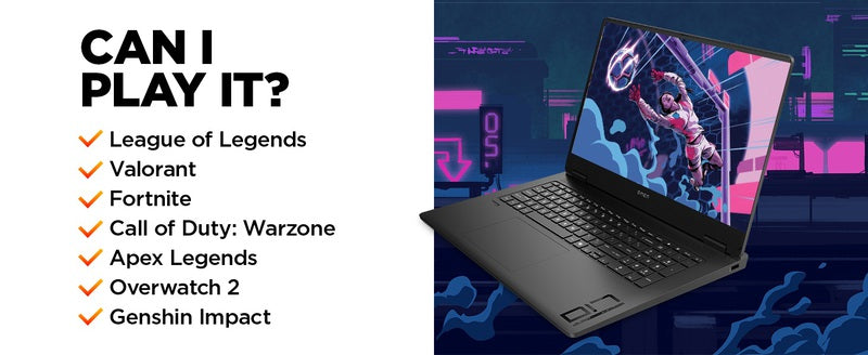 OMEN Gaming Laptop 17-db0047nr 17.3", Windows 11 Home,  AMD Ryzen™ 7, 16GB RAM, 1TB SSD, NVIDIA® GeForce RTX™ 4070, QHD, Shadow black - Image 6