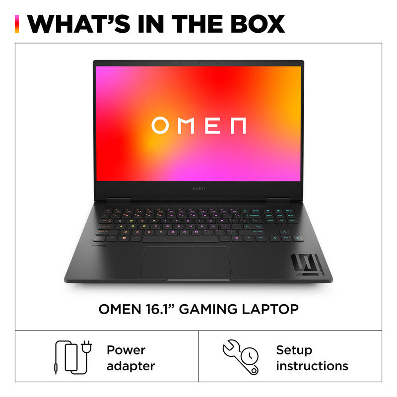 OMEN Transcend Laptop 16-u1047nr 16", Windows 11 Home,  Intel® Core™ i7, 32GB RAM, 1TB SSD, NVIDIA® GeForce RTX™ 4070, WQXGA, Shadow black - Image 6