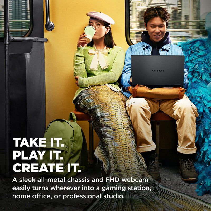 OMEN Transcend Laptop 16-u1047nr 16", Windows 11 Home,  Intel® Core™ i7, 32GB RAM, 1TB SSD, NVIDIA® GeForce RTX™ 4070, WQXGA, Shadow black - Image 13