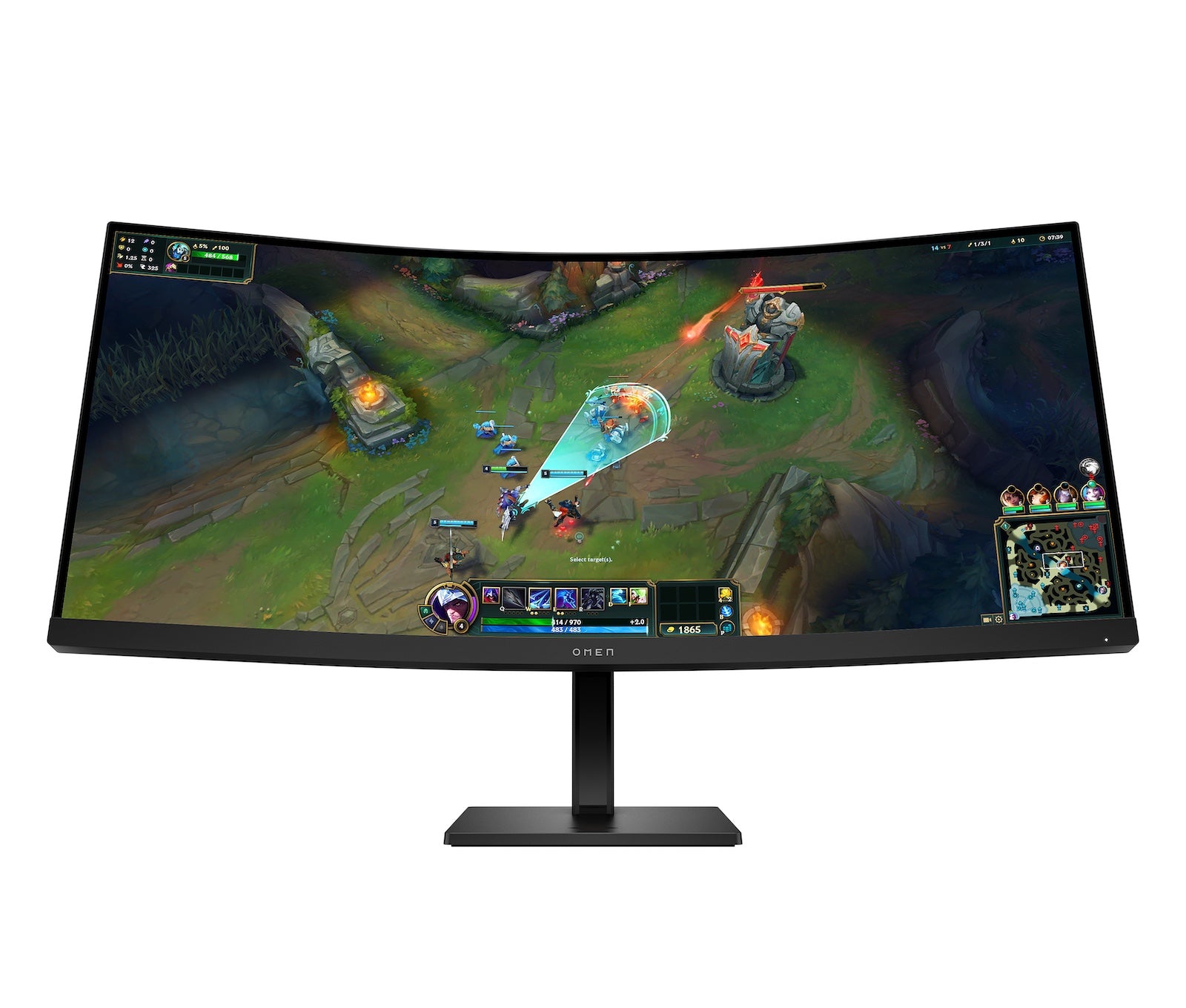 OMEN 34 inch WQHD 180Hz Curved Gaming Monitor - OMEN 34c G2