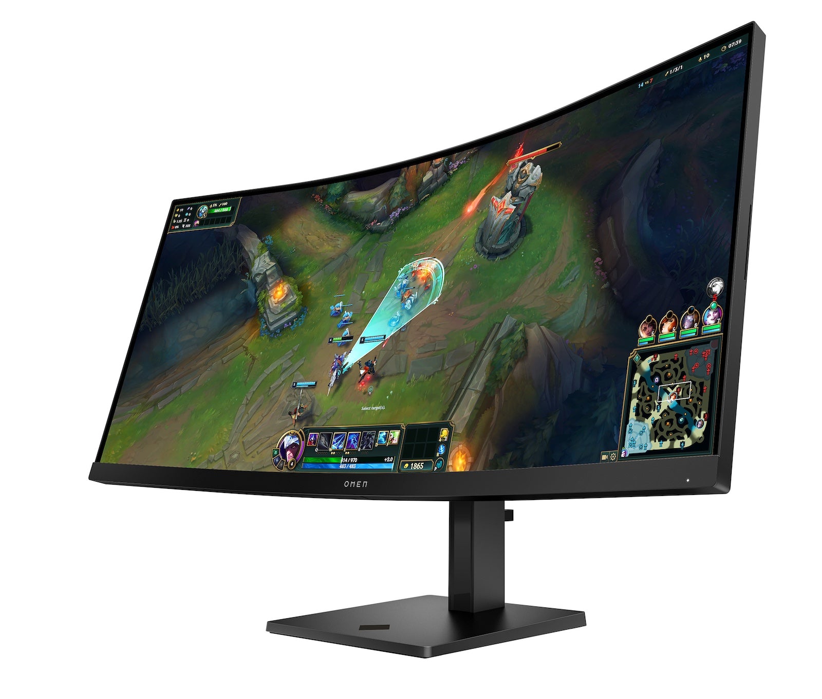 OMEN 34 inch WQHD 180Hz Curved Gaming Monitor - OMEN 34c G2 - Image 10