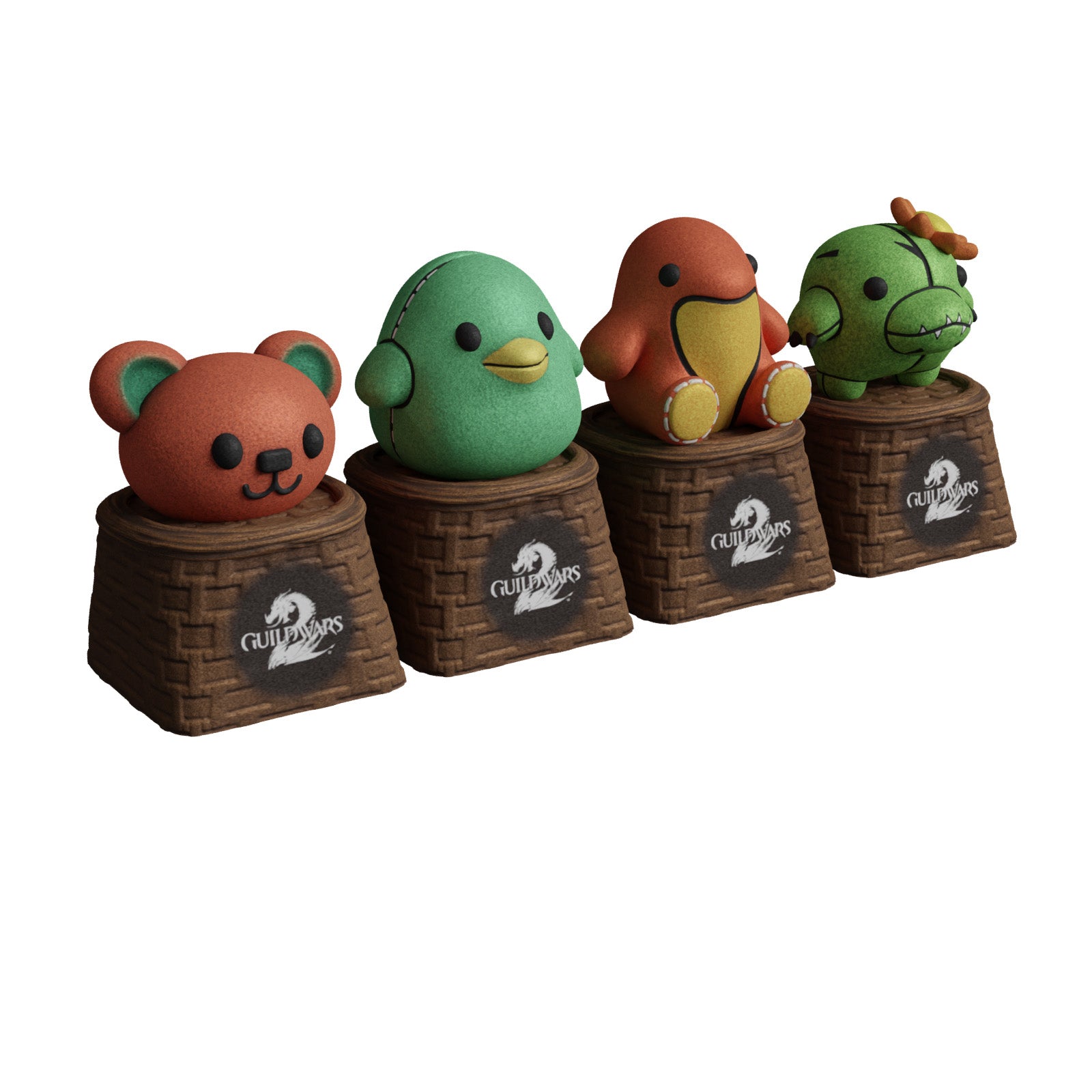 HyperX 3D x Guild Wars 2 - Plush Pals Keycap Set - Image 2
