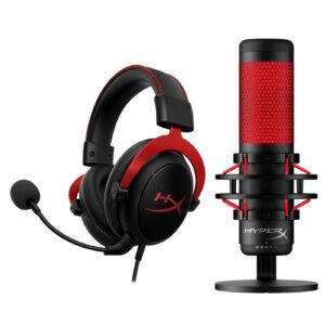 HyperX Bundle - Cloud II Wired Headset, QuadCast Microphone
