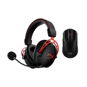HyperX Bundle - Cloud Alpha Wireless Headset, Pulsefire Haste 2 Wireless Mouse