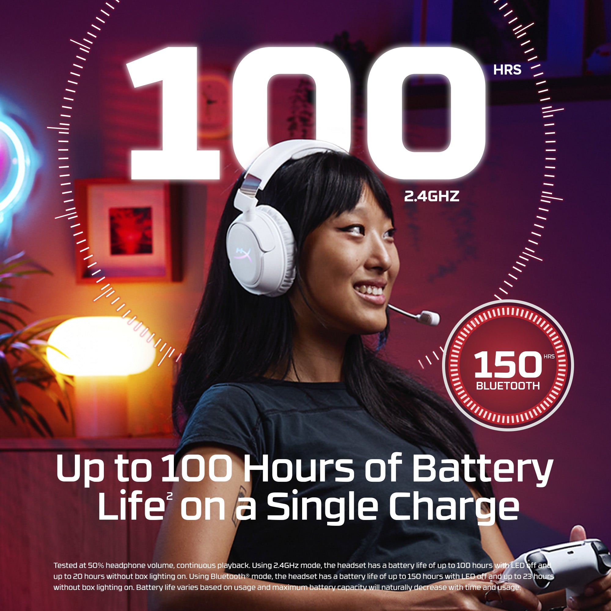 HyperX Cloud Flight 2 - Wireless Gaming Headset - Image 3