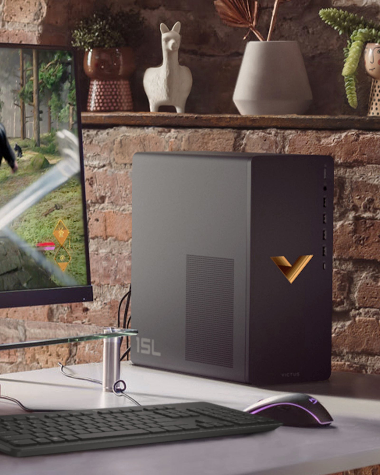 Victus by HP 15L Gaming Desktop TG02-0025m, Windows 11 Home, AMD Ryzen™ 5, 16GB RAM, 512GB SSD, AMD Radeon™ RX 6400, Mica silver - Image 8